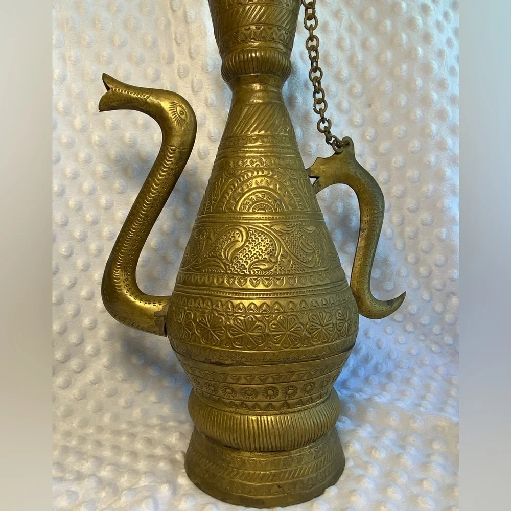 Vintage Brass Ewer/Pitcher - Picture 8 of 8